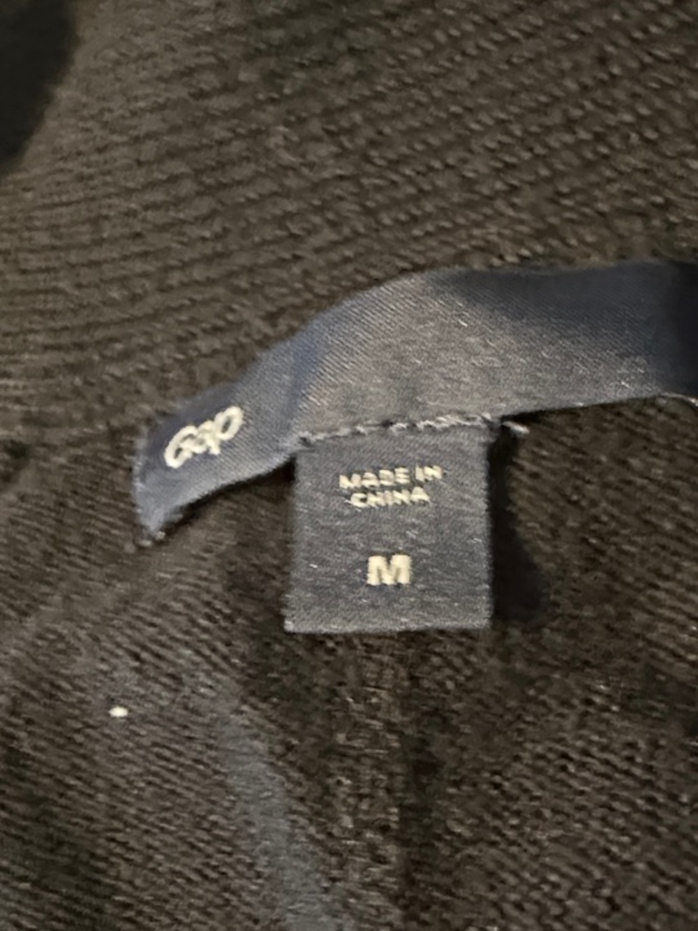 GAP Black Open-Front Cardigan Sweater - Picture 2 of 4